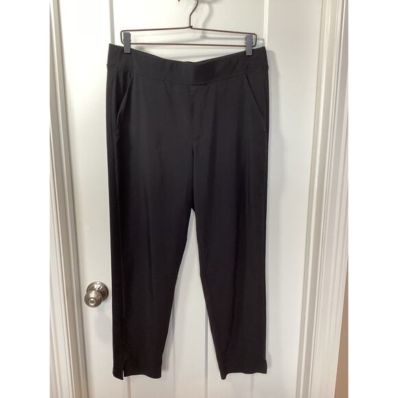 Athleta Women's Brooklyn Mid Rise Ankle Pants Activewear Athletic Black Size 12 - Picture 3 of 13
